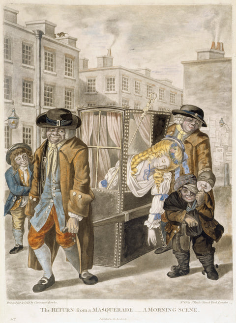 The return from a masquerade - a morning scene 1784