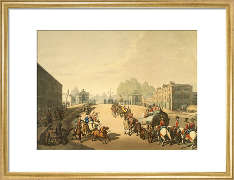 Entrance from Mile End or Whitechapel Turnpike 1798