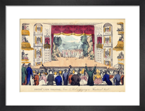 Drury Lane Theatre Tom & Bob enjoying a Theatrical treat 1821