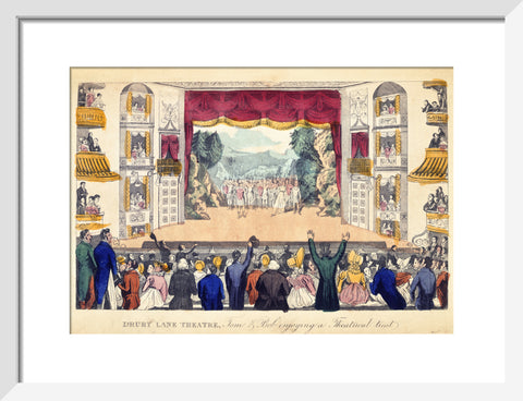 Drury Lane Theatre Tom & Bob enjoying a Theatrical treat 1821