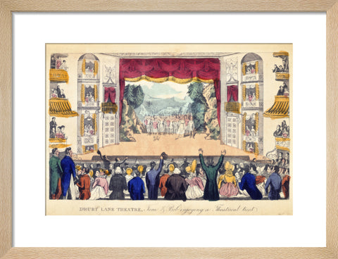 Drury Lane Theatre Tom & Bob enjoying a Theatrical treat 1821