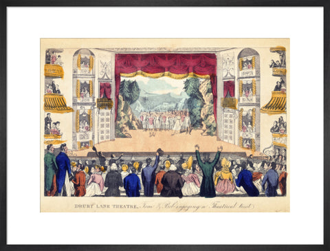 Drury Lane Theatre Tom & Bob enjoying a Theatrical treat 1821