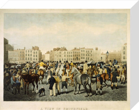 A View in Smithfield on a Friday afternoon 19th century