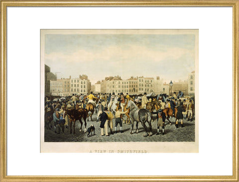 A View in Smithfield on a Friday afternoon 19th century