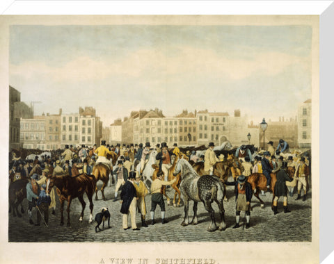 A View in Smithfield on a Friday afternoon 19th century