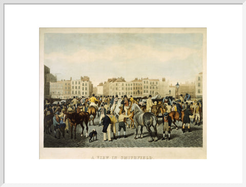 A View in Smithfield on a Friday afternoon 19th century