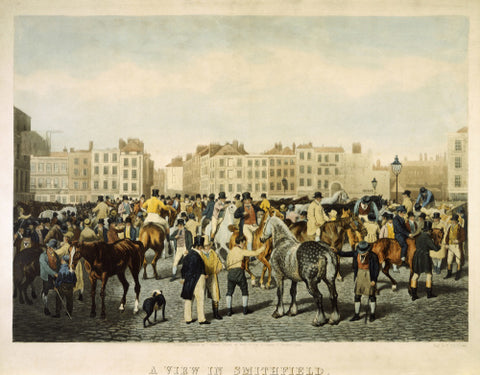 A View in Smithfield on a Friday afternoon 19th century