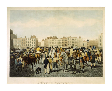 A View in Smithfield on a Friday afternoon 19th century