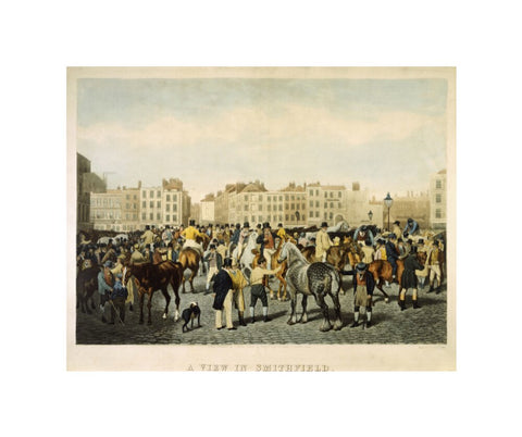 A View in Smithfield on a Friday afternoon 19th century