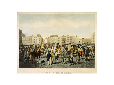 A View in Smithfield on a Friday afternoon 19th century