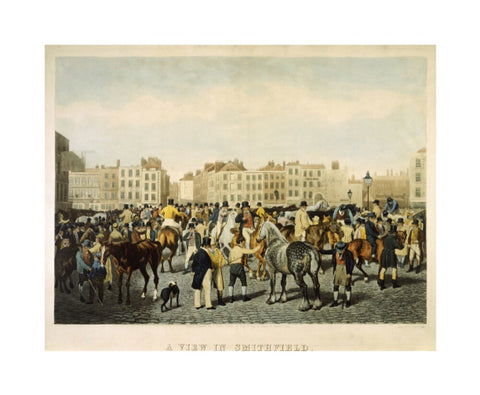 A View in Smithfield on a Friday afternoon 19th century