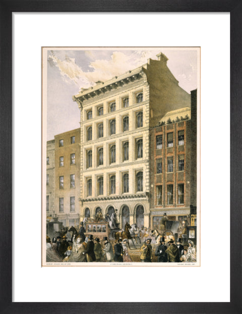 A view of new buildings in Cheapside 1862