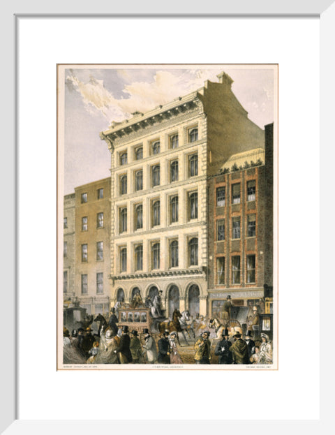 A view of new buildings in Cheapside 1862