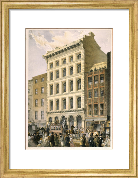 A view of new buildings in Cheapside 1862