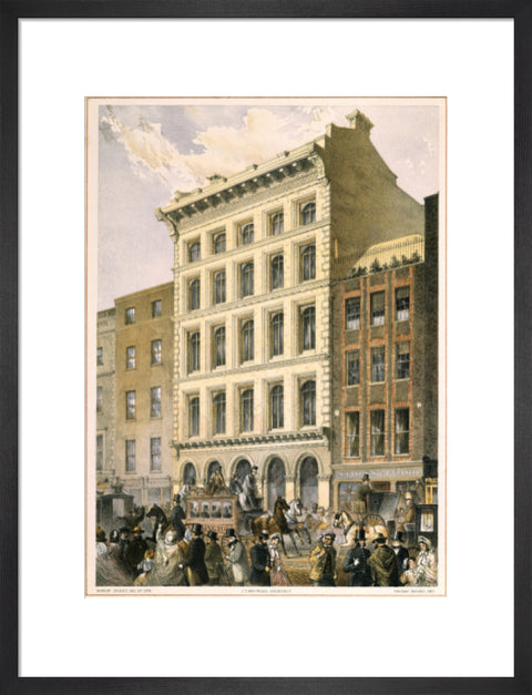 A view of new buildings in Cheapside 1862