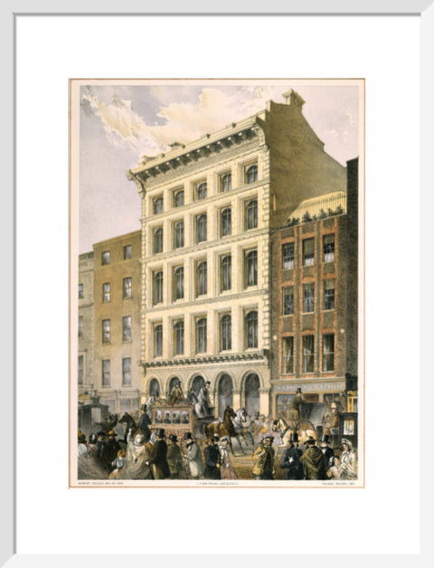 A view of new buildings in Cheapside 1862