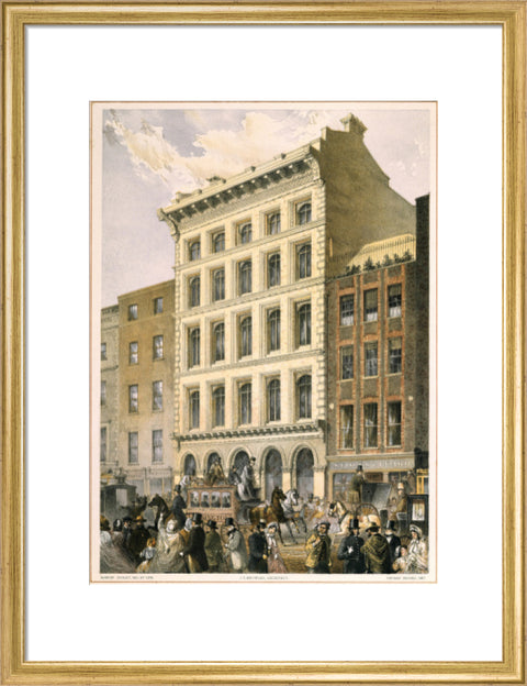 A view of new buildings in Cheapside 1862