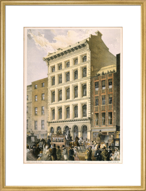 A view of new buildings in Cheapside 1862