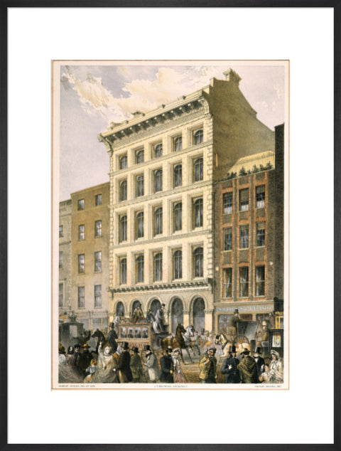 A view of new buildings in Cheapside 1862