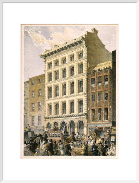 A view of new buildings in Cheapside 1862