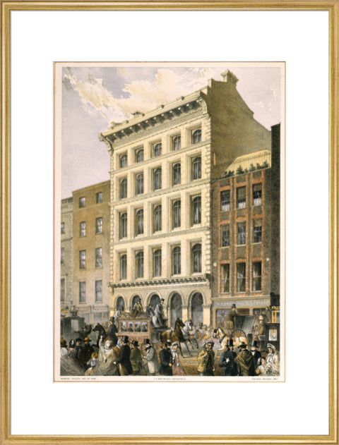 A view of new buildings in Cheapside 1862