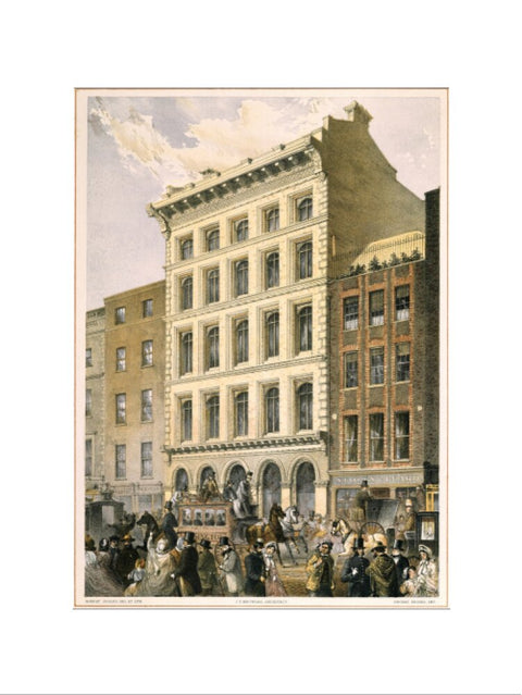 A view of new buildings in Cheapside 1862