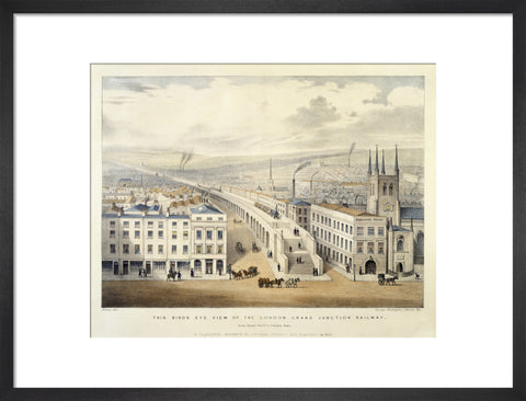 Bird's Eye view of the London Grand Junction Railway 1846