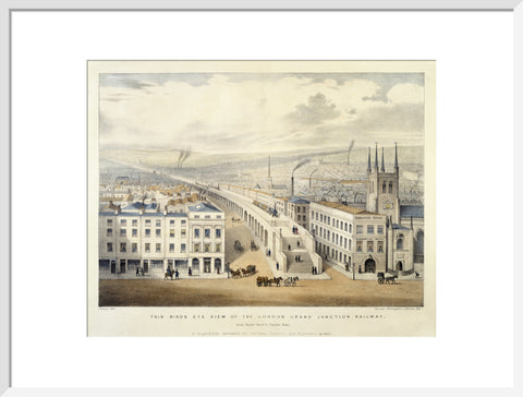 Bird's Eye view of the London Grand Junction Railway 1846