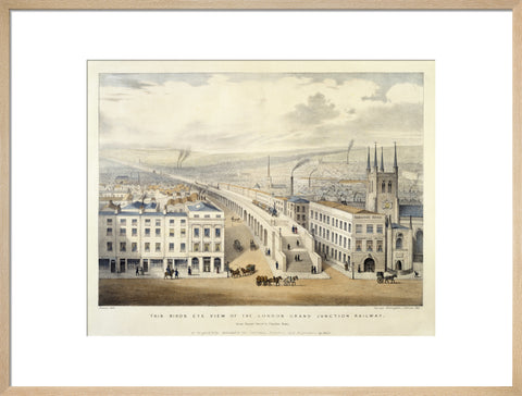 Bird's Eye view of the London Grand Junction Railway 1846