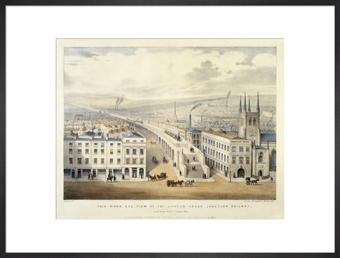 Bird's Eye view of the London Grand Junction Railway 1846