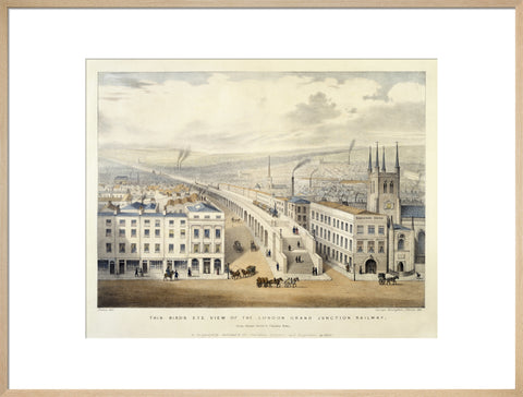 Bird's Eye view of the London Grand Junction Railway 1846