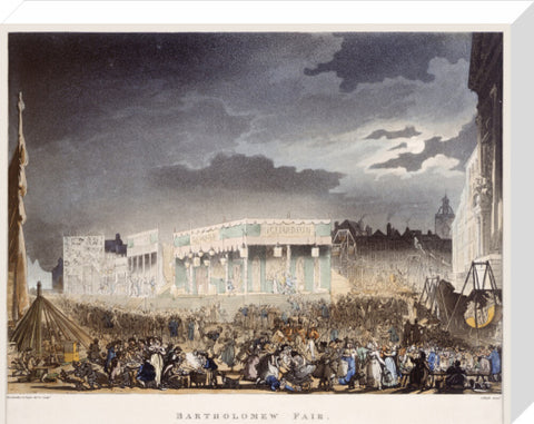 Bartholomew Fair Smithfield 1808