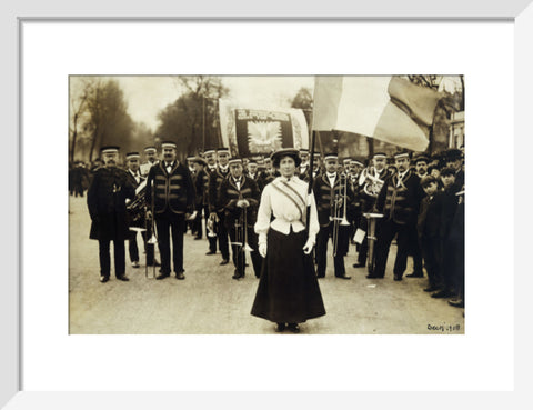 Miss Daisy Dugdale during the big procession of 22 December 1908