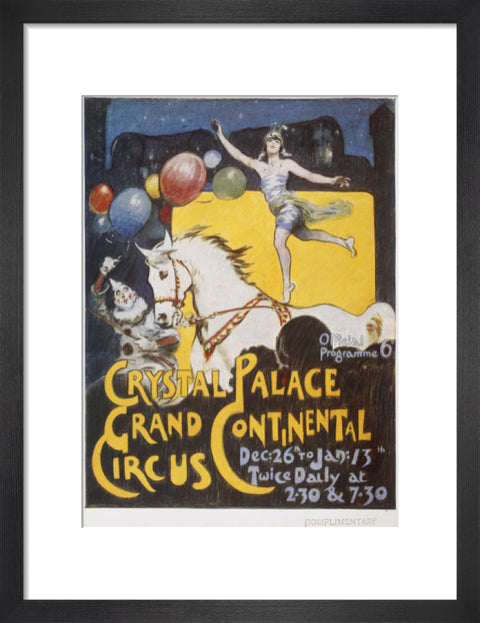 Grand Continental Circus at Crystal Palace 20th century