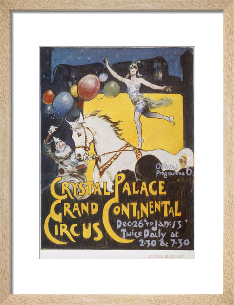 Grand Continental Circus at Crystal Palace 20th century