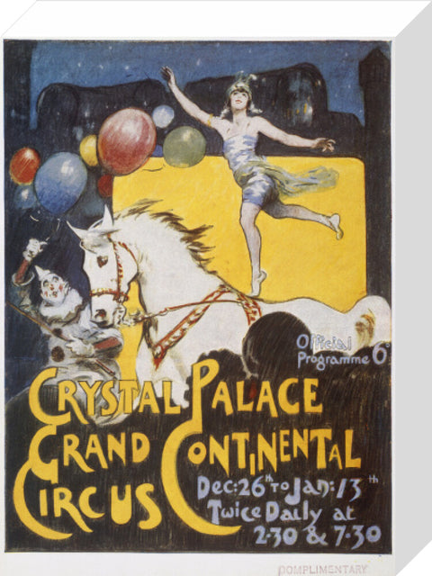 Grand Continental Circus at Crystal Palace 20th century