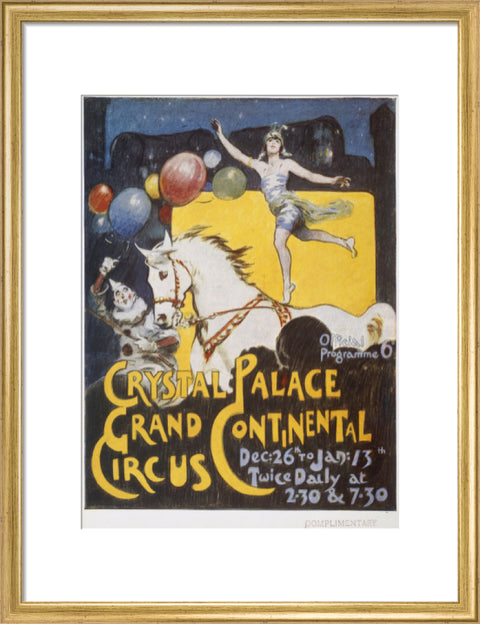 Grand Continental Circus at Crystal Palace 20th century