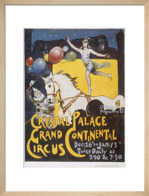 Grand Continental Circus at Crystal Palace 20th century