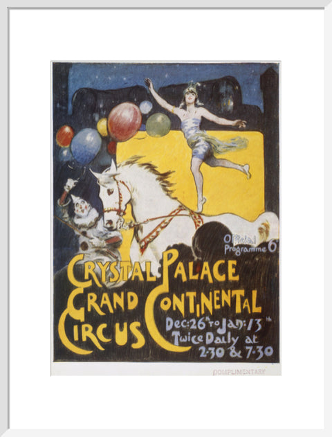 Grand Continental Circus at Crystal Palace 20th century