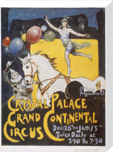 Grand Continental Circus at Crystal Palace 20th century