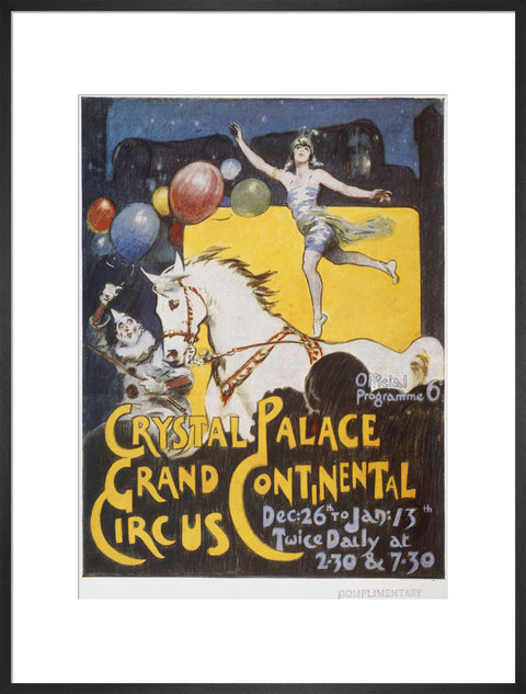 Grand Continental Circus at Crystal Palace 20th century