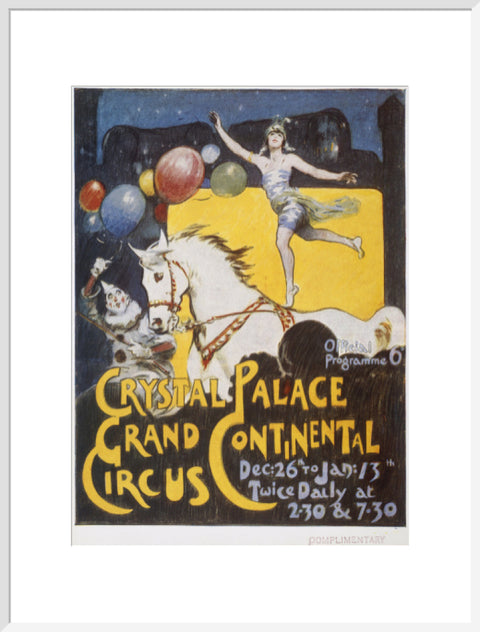 Grand Continental Circus at Crystal Palace 20th century