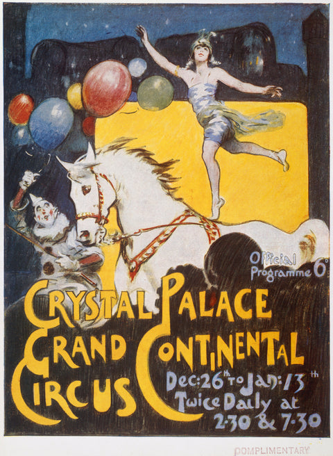 Grand Continental Circus at Crystal Palace 20th century