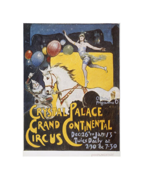 Grand Continental Circus at Crystal Palace 20th century