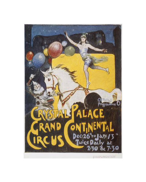 Grand Continental Circus at Crystal Palace 20th century