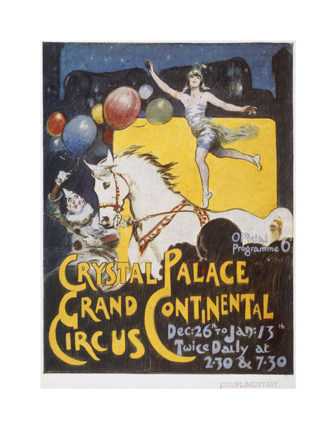 Grand Continental Circus at Crystal Palace 20th century