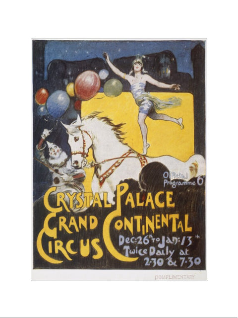 Grand Continental Circus at Crystal Palace 20th century