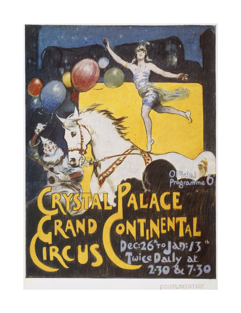 Grand Continental Circus at Crystal Palace 20th century