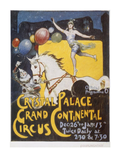 Grand Continental Circus at Crystal Palace 20th century