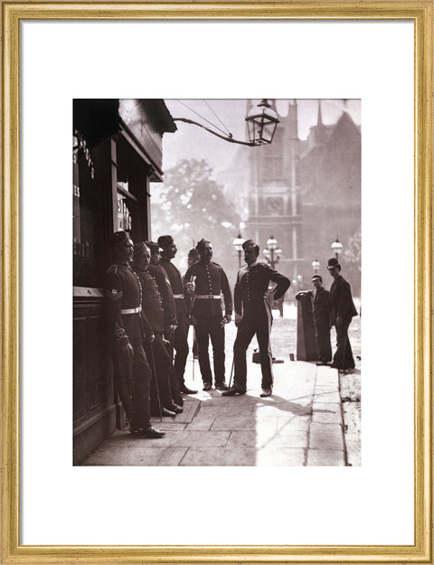 Recruiting Sergeants at Westminster c.1877